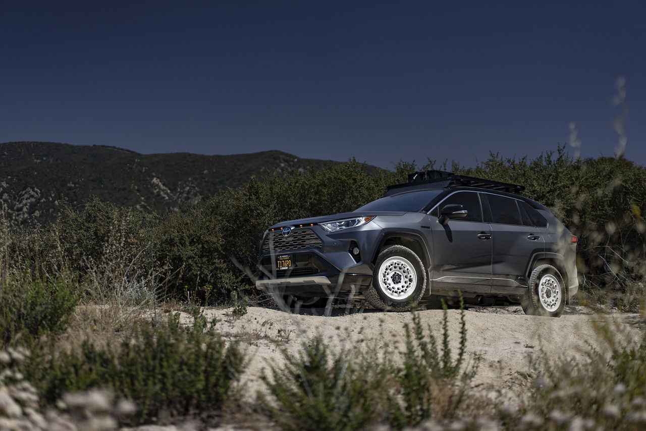 2021 Toyota RAV4 - Black Rhino FUJI - White | Wheel Pros